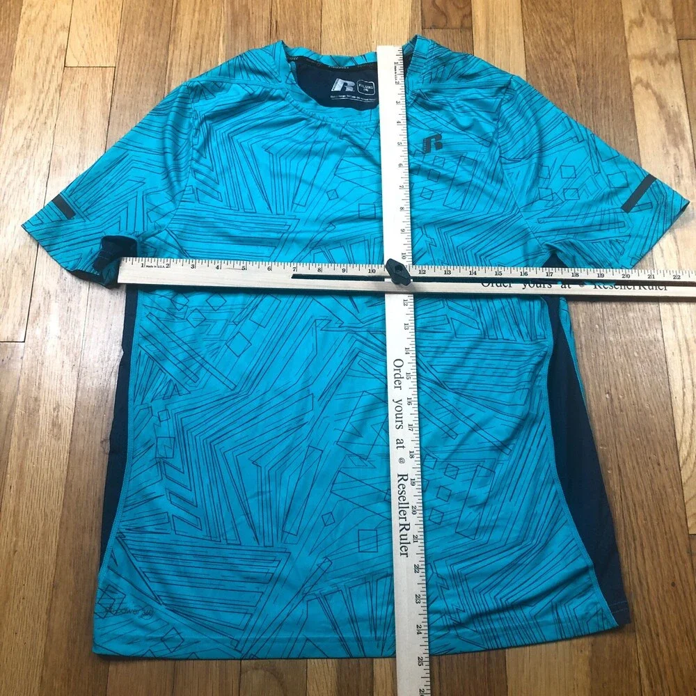 Athletic‎ Shirt Girls XXL 2XL Blue Dri Power Russell Youth